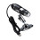 4Pcs Magnifier Microscope Black with Adjustable Brightness 5