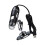4Pcs Magnifier Microscope Black with Adjustable Brightness 7