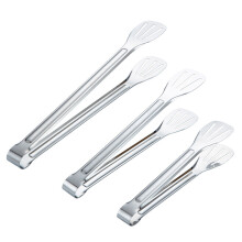 2Pcs 12" Stainless Steel Salad Bbq Tongs For Kitchen Use