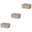 3Pcs Plastic Foldable Storage Case For Car Home Wardrobe S Khaki 5