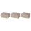 3Pcs Plastic Foldable Storage Case For Car Home Wardrobe S Khaki 4