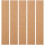 25Pcs Frameless Cork Memo Board Strips Brown Adhesive for Office 2