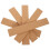 25Pcs Frameless Cork Memo Board Strips Brown Adhesive for Office 3
