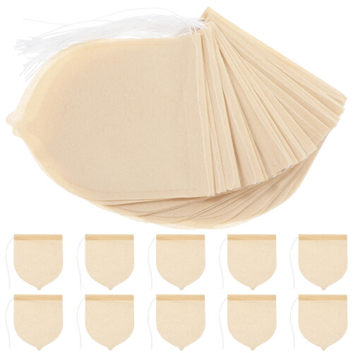 300 Pcs Disposable Loose Tea Filter Bags With Drawstring 1