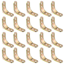 40 Pcs Corner Brace L Bracket Heavy Duty Right Angle Joint Fastener