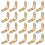 40 Pcs Corner Brace L Bracket Heavy Duty Right Angle Joint Fastener 9