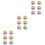 180 Pcs Mini Blank Monochromatic Envelopes Assorted Colors 5