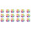 180 Pcs Mini Blank Monochromatic Envelopes Assorted Colors 4