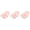 3Pcs Plastic Hamster Bathtub For Small Pets Sand Bath Room 6