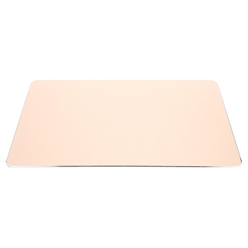 2Pcs Aluminum Alloy Square Mouse Pad Double-Sided Desk Mat