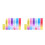 12 Pcs 5ml Empty Rainbow Spray Bottle Gradient Glass Perfume Dispenser 4