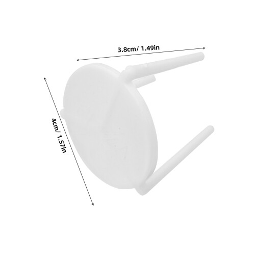200Pcs Pizza Saver Stand White Plastic Tripod For Box Stacking 2