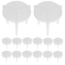 200Pcs Pizza Saver Stand White Plastic Tripod For Box Stacking