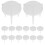 200Pcs Pizza Saver Stand White Plastic Tripod For Box Stacking 1