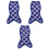 3Pcs Tail Popsicle Holders With Stitched Edges For Kids 3