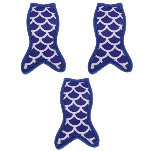 3Pcs Tail Popsicle Holders With Stitched Edges For Kids 2