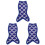 3Pcs Tail Popsicle Holders With Stitched Edges For Kids 2