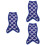 3Pcs Tail Popsicle Holders With Stitched Edges For Kids 6