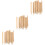 150 Pcs Small Wooden Golf Pencils Hb Half Size 7