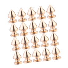 60 Pcs Bullet Shaped Metal Rivets For Diy Punk Clothing Shoes Bag