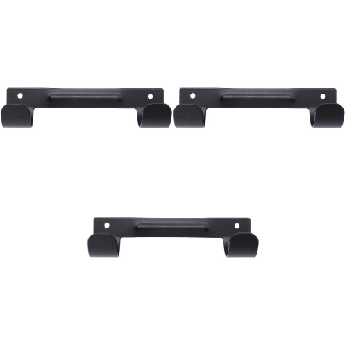 3 Pcs Household Storage Rack Hanging Stand Ironing Board Holder Hook 2