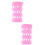 2 Pcs Silicone Milk Bottle Sleeve Durable Feeding Case Pink 8
