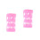 2 Pcs Silicone Milk Bottle Sleeve Durable Feeding Case Pink 5