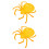 2Pcs Spider Shape Dessert Tray Food Serving Fruit Holder 7