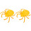 2Pcs Spider Shape Dessert Tray Food Serving Fruit Holder 4