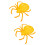 2Pcs Spider Shape Dessert Tray Food Serving Fruit Holder 9