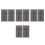 8 Pcs High Temperature Graphite Crucible Mold For Metal Casting 8