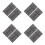 8 Pcs High Temperature Graphite Crucible Mold For Metal Casting 7