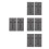 8 Pcs High Temperature Graphite Crucible Mold For Metal Casting 10
