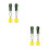 2 Pairs Climbing Pull Up Hold Grips Straps Non Skid Strength Trainer 9