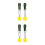2 Pairs Climbing Pull Up Hold Grips Straps Non Skid Strength Trainer 8