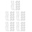 50 Pcs Backpack Rain Cover Transparent Waterproof Lightweight Portable 4