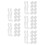 50 Pcs Backpack Rain Cover Transparent Waterproof Lightweight Portable 5