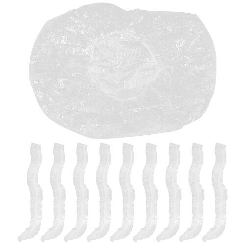 50 Pcs Backpack Rain Cover Transparent Waterproof Lightweight Portable 1