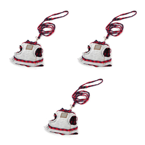 3Pièces Pour Chat En Ajustable, Couleur Grise 1