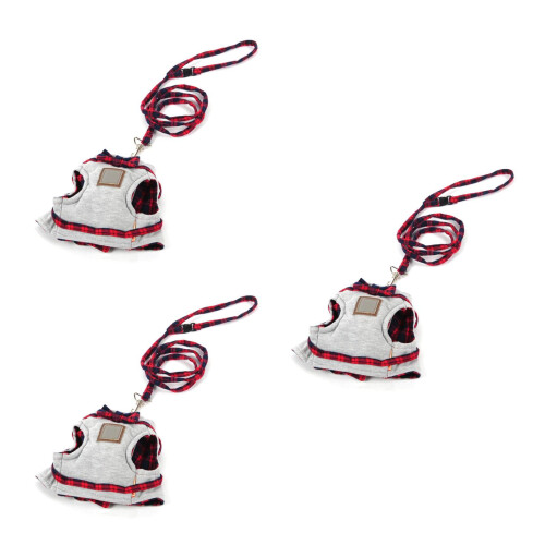 3Pièces Pour Chat En Ajustable, Couleur Grise 2