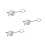 3Pcs Small Iron Score Stand Clarinet Sheet Music Clip Accessory 9
