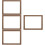4Pcs Glass Display Frame With Specimen Holder 8 Inch Double Sided 9