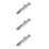 3Pcs Stainless Steel Fencing Tip Replacement For Practice 10