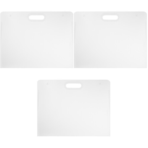 3 Pcs Large Capacity File Bag For Student Test Papers And Artwork 2
