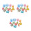 6 Sets Transparent Geometry Teaching Models 3D Shapes For Kids 4