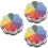 3Pièces Encreurs Couleurs Assorties Pour 8