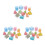 6 Sets Transparent Geometry Teaching Models 3D Shapes For Kids 9