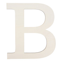 2Pcs Large Wooden Letter B 11.63 Inch Unfinished Alphabet For DIY Decor