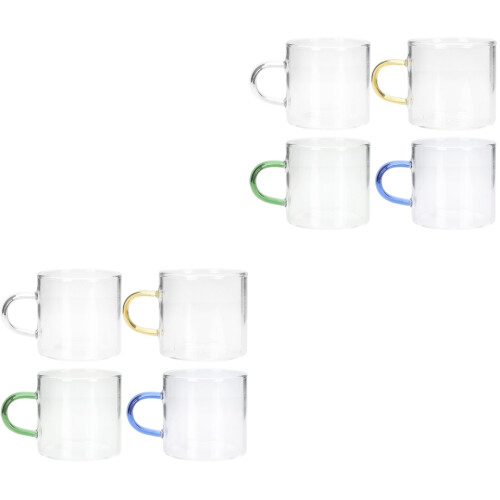 8 Pcs Glass Tea Cup For Home Tea House 2