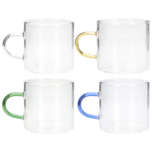8 Pcs Glass Tea Cup For Home Tea House